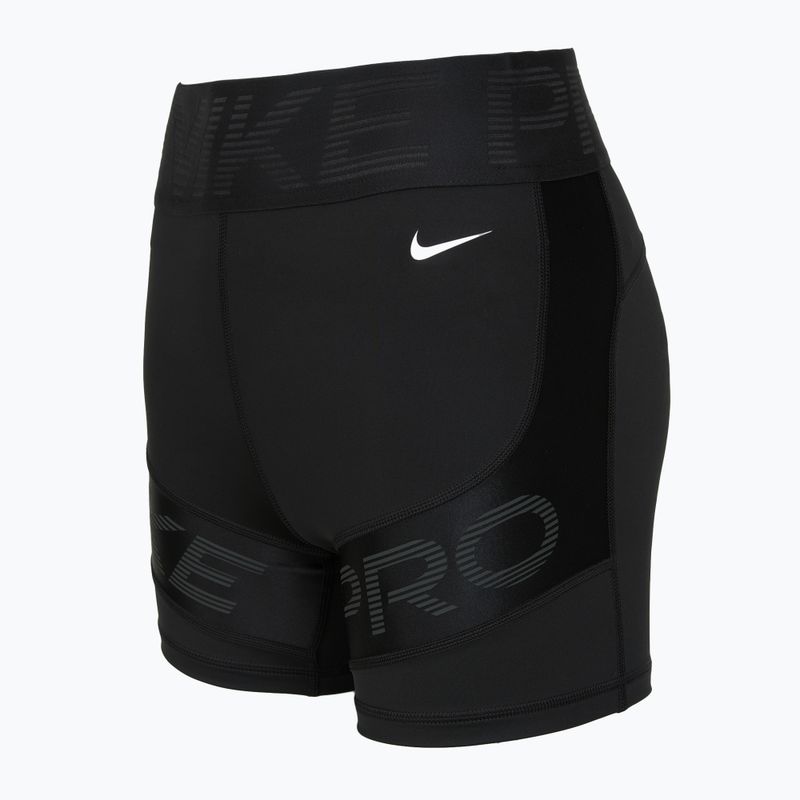 Nike Pro Sculpt High Waisted 5" Biker Shorts für Frauen schwarz/anthrazit/weiß 7