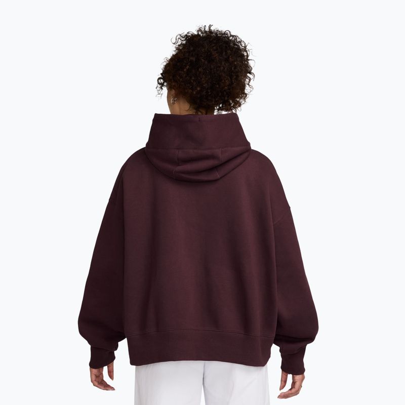 Damenpullover Nike Sportswear Phoenix Fleece Oversized burgundy crush/sail 2