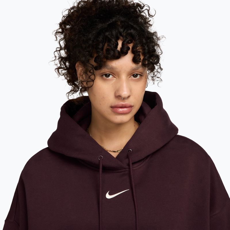 Damenpullover Nike Sportswear Phoenix Fleece Oversized burgundy crush/sail 3