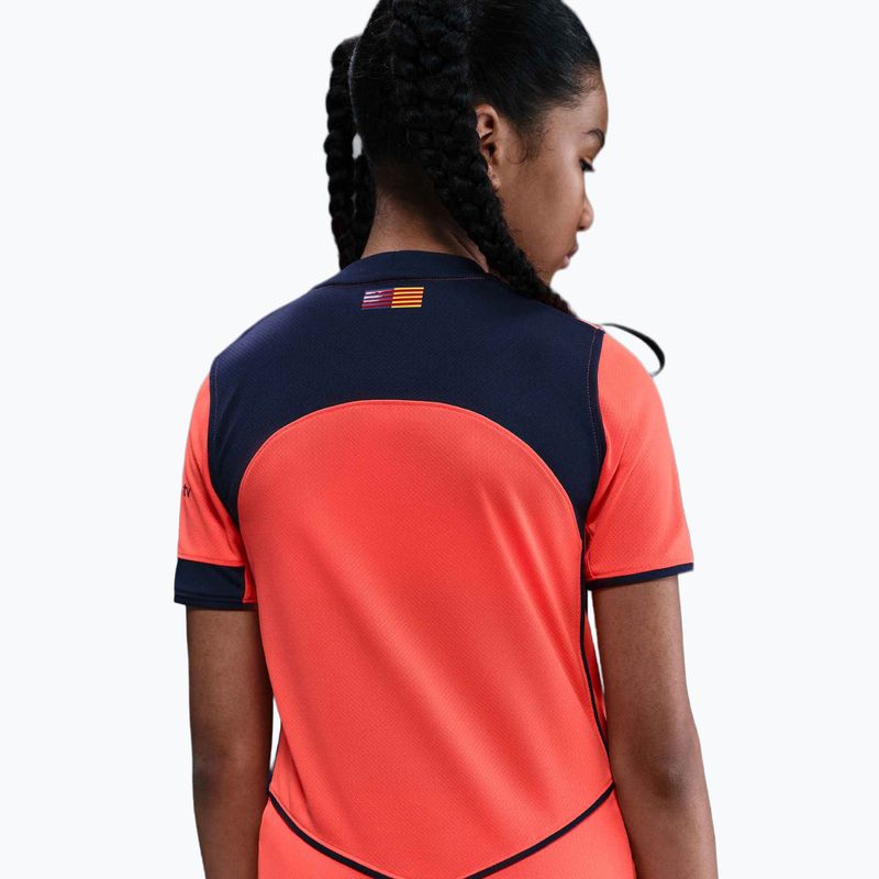 Kinder-Fußballtrikot Nike FC Barcelona 2025/26 Stadium Third Jr bright mango/midnight navy/midnight navy 8