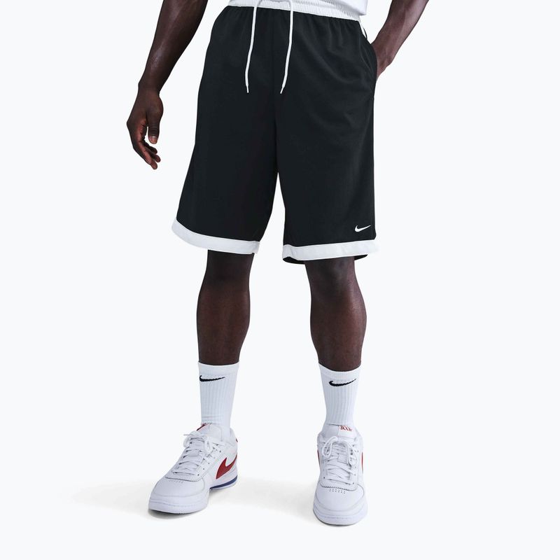 Herren Basketballshorts Nike DNA Academy Dri-FIT 11" black/white/white