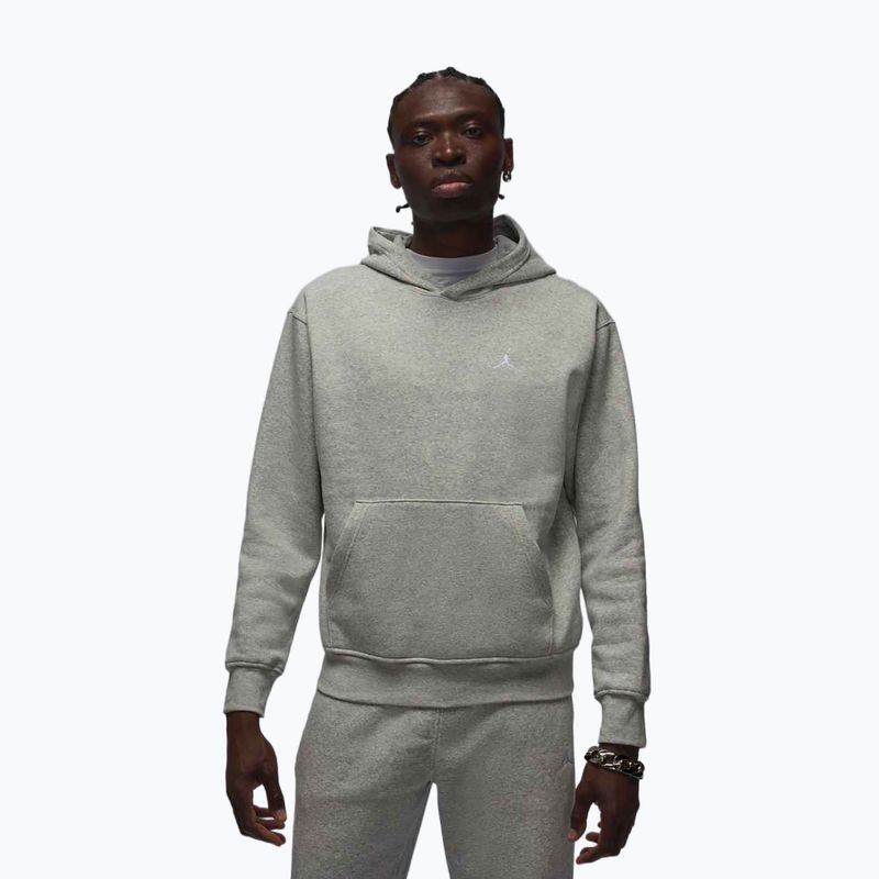 Herren-Sweatshirt Nike Jordan Brooklyn Fleece grey heather/white