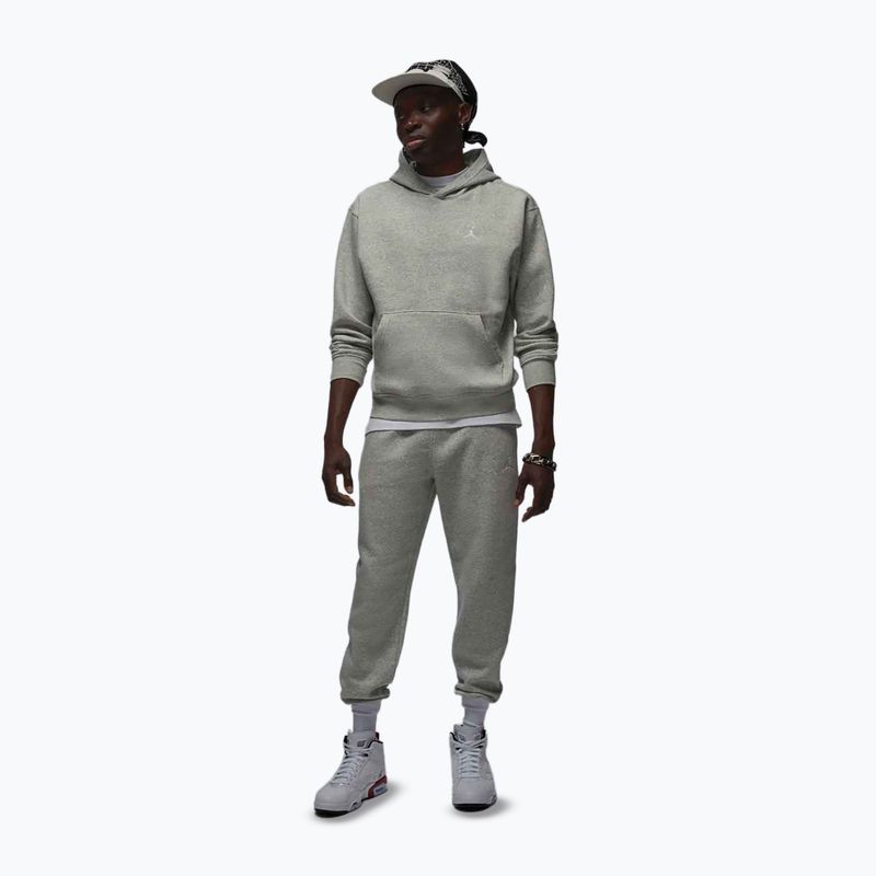 Herrenpullover  Jordan Brooklyn Fleece grey heather/white 2