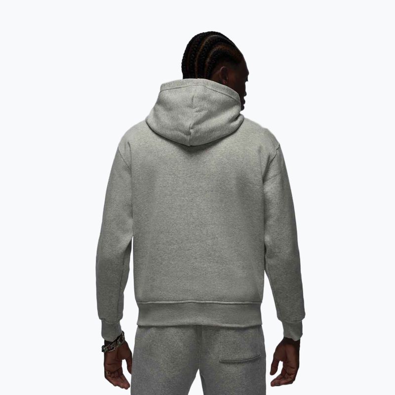 Herrenpullover  Jordan Brooklyn Fleece grey heather/white 3