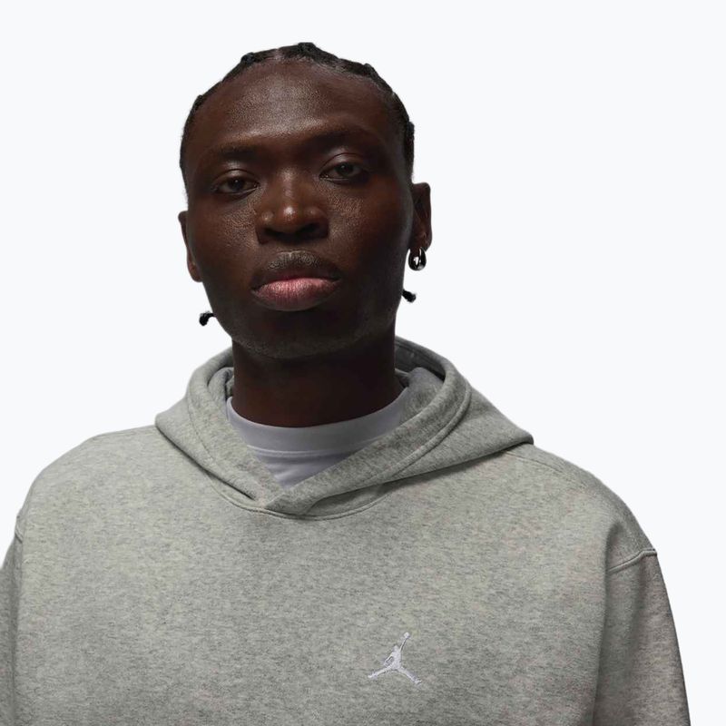 Herrenpullover  Jordan Brooklyn Fleece grey heather/white 4