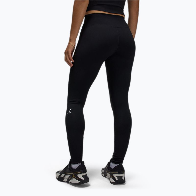 Damenleggings Jordan Sport Dri-Fit High-Waisted black/white 3