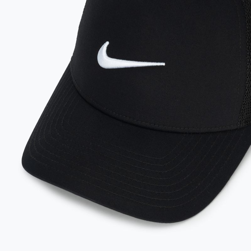 Herren Baseballcap Nike Rise Structured Trucker black/black/white 3