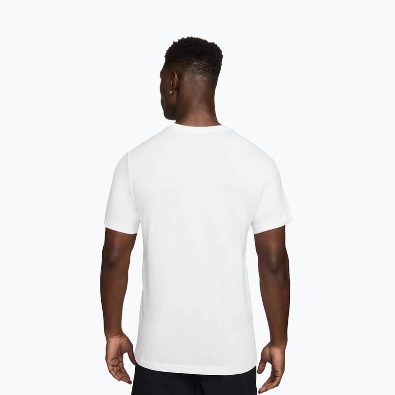 Herren-T-Shirt Nike Dri-Fit Winning white/black 2