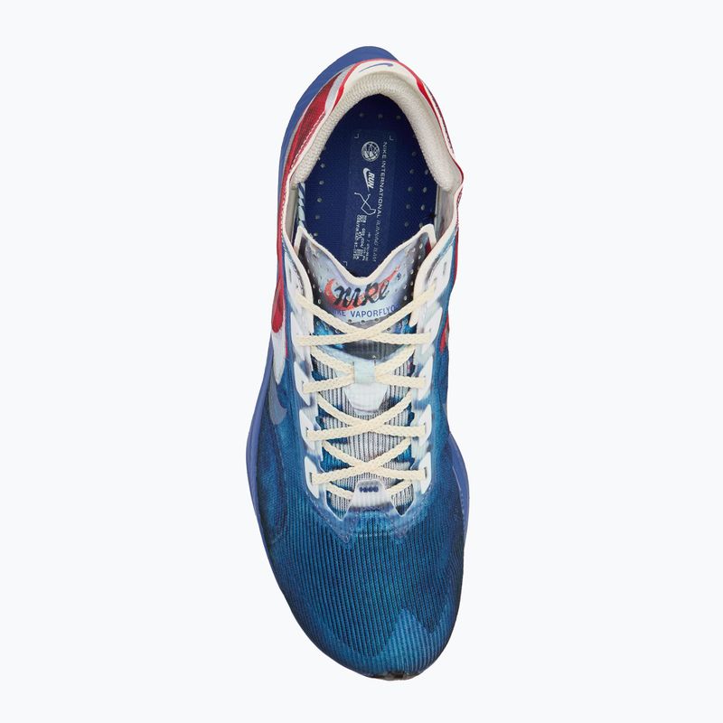 Herren-Laufschuhe Nike Vaporfly 4 multi-color/mountain blue/fire red/clear 5