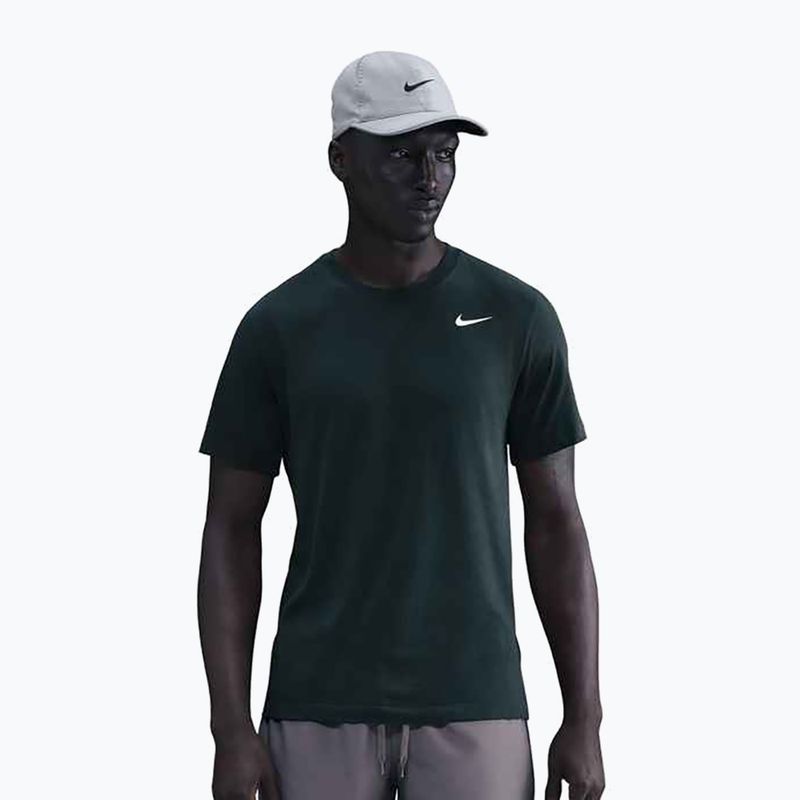 Herren T-Shirt Nike Dri-Fit seaweed/white