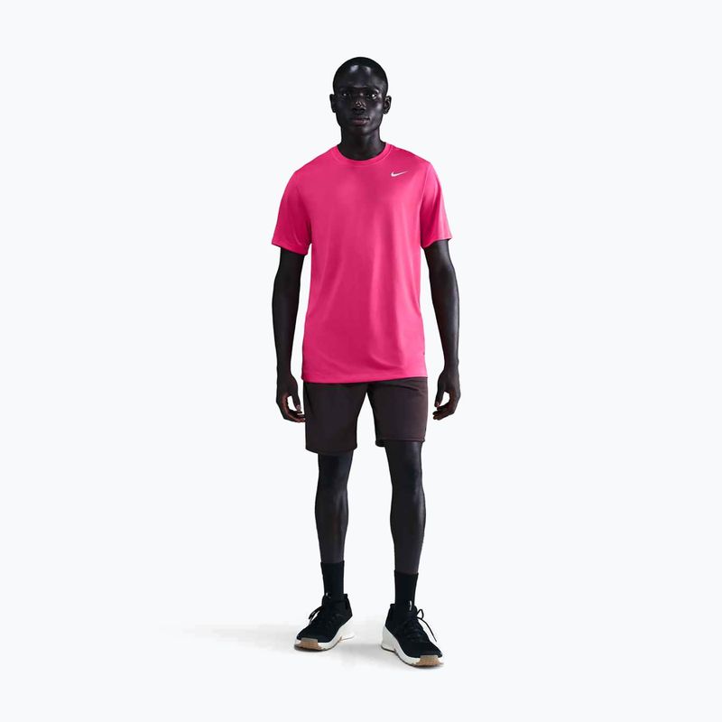 Herren Trainingsshirt Nike Dri-Fit Legend rush pink/matte silver