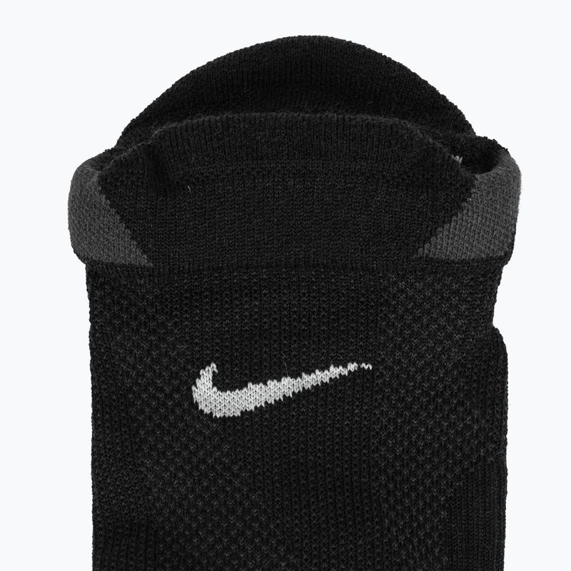 Socken Nike Running No-Show Wool black/dark smoke grey/light smoke grey 3