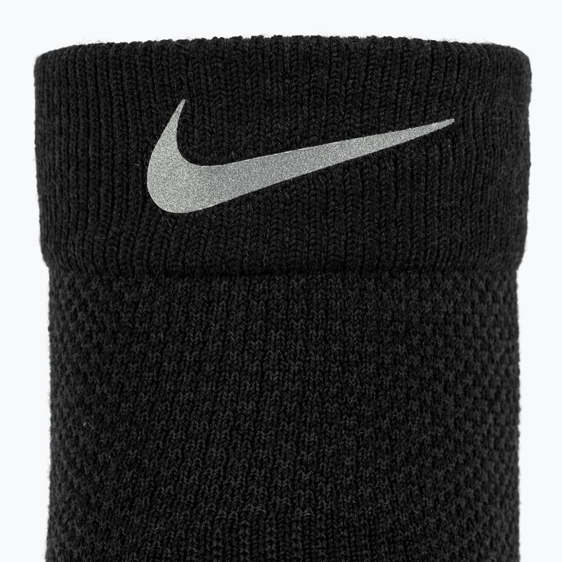 Socken Nike Running Wool Micro Crew black/dark smoke grey 3