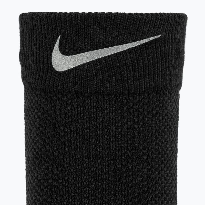 Socken Nike Running Lightweight Wool Crew black/dark smoke grey 3