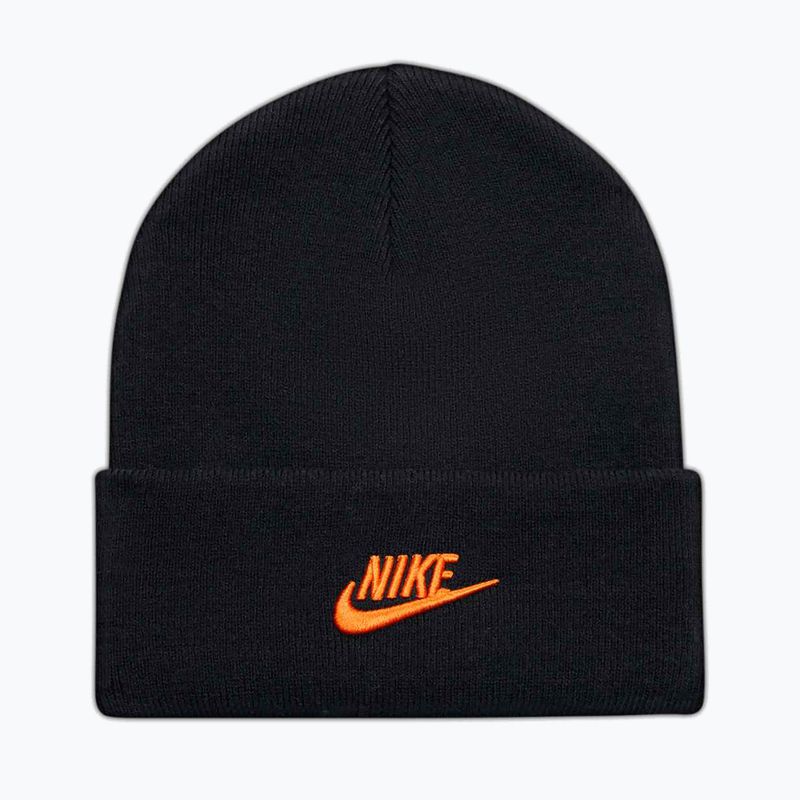 Kinder-Wintermütze Nike Peak black/safety orange