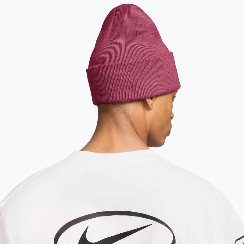 Wintermütze Nike Peak Futura Beanie sweet beet/white 3