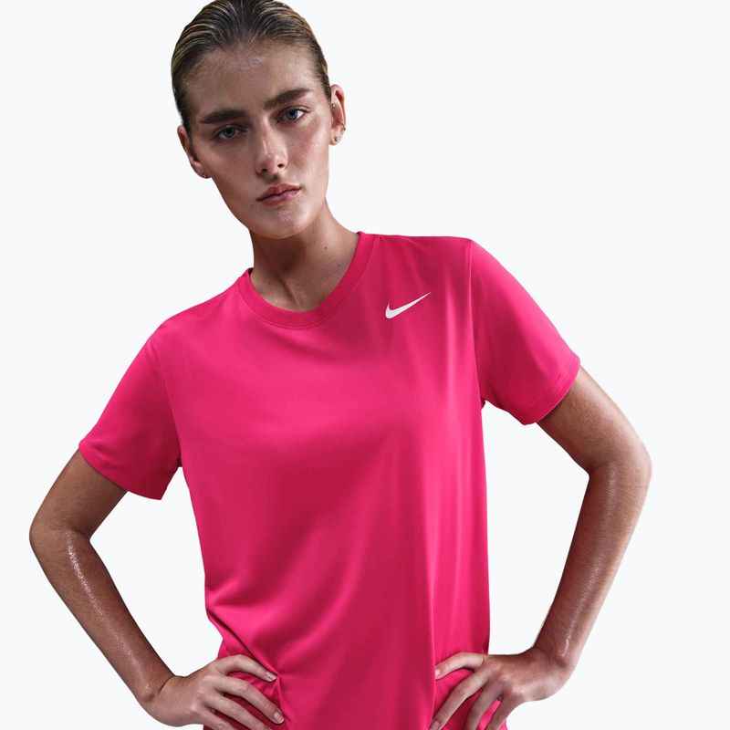 Damen Trainings-T-Shirt Nike Dri-Fit Rush Pink/White 3