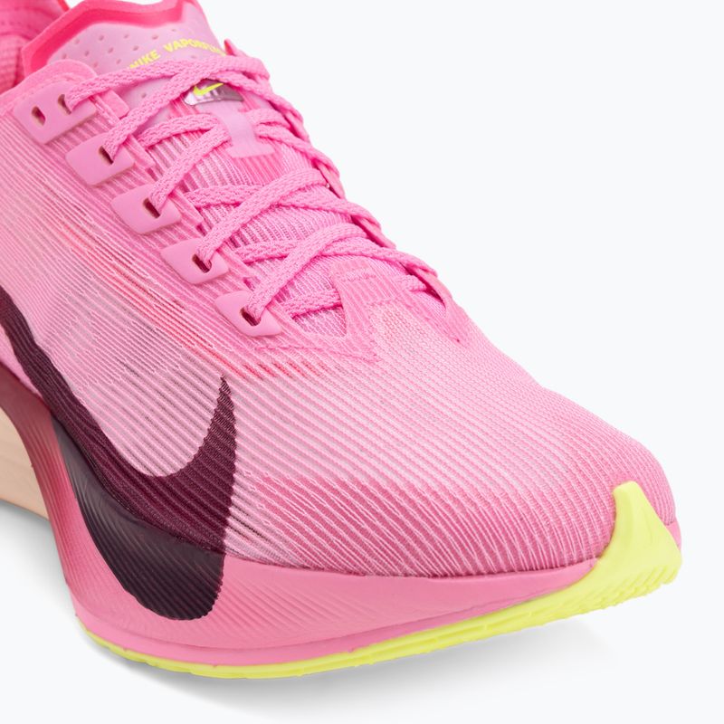 Damen-Laufschuhe Nike Vaporfly 4 pink spell/hyper pink/volt ice/burgundy 7