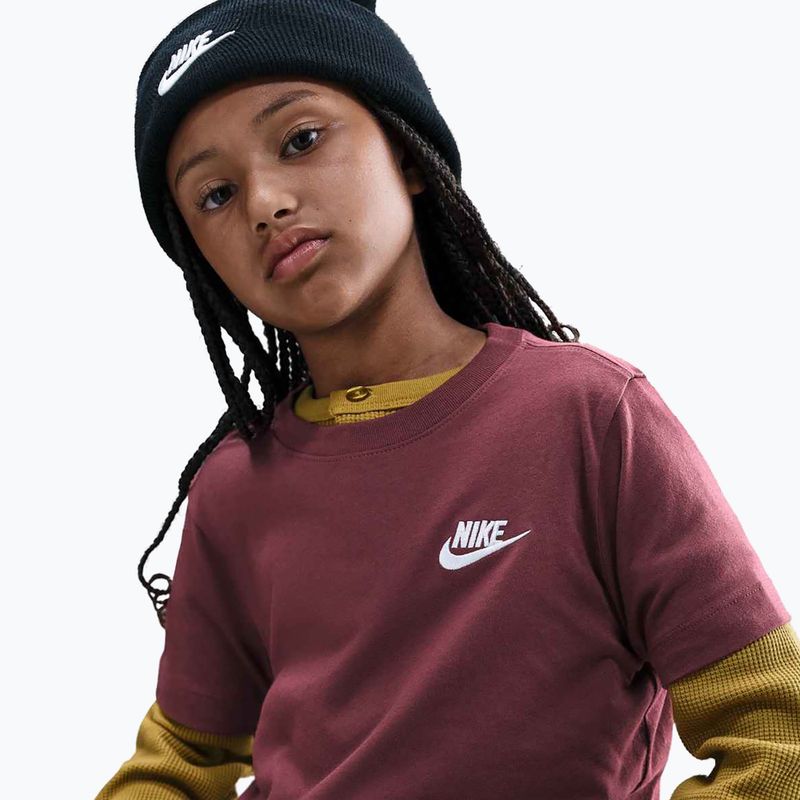 Kinder T-Shirt Nike Sportswear Dark Team Red 4