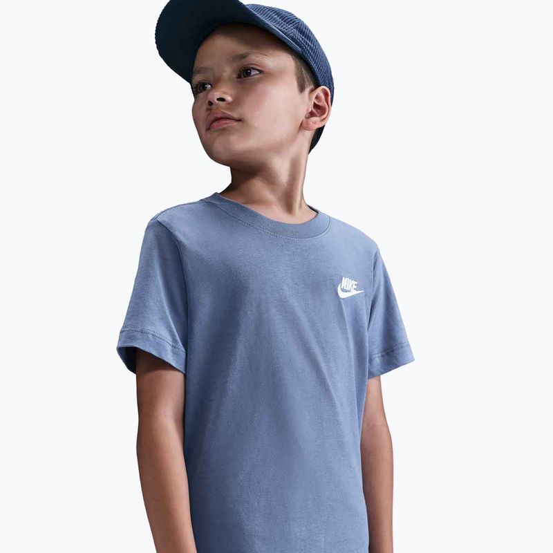 Kinder-T-Shirt Nike Sportswear World Indigo 4