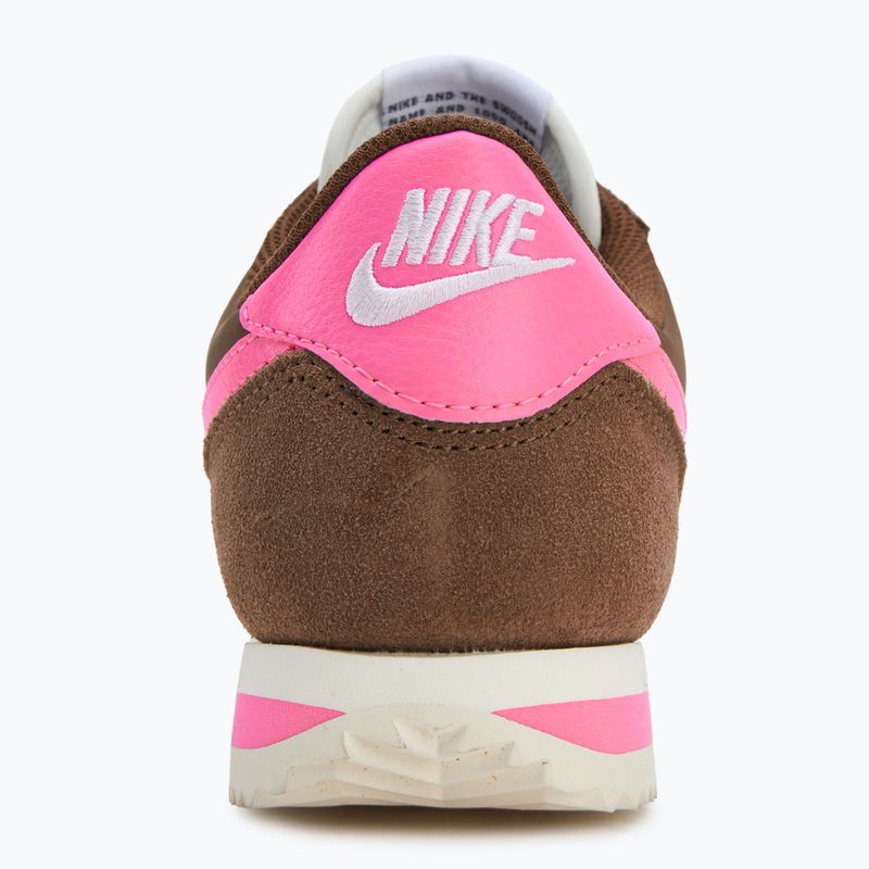 Damenschuhe Nike Cortez fauna brown/sail/white/pink spell 6
