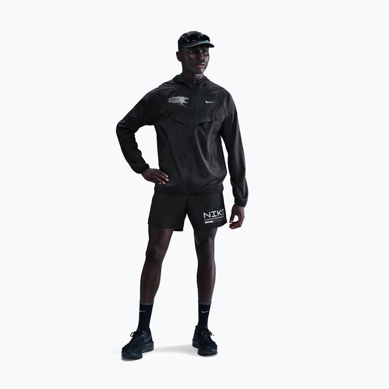 Herren-Laufshorts Nike Challenger Winterized 2in1 black/anthracite 2