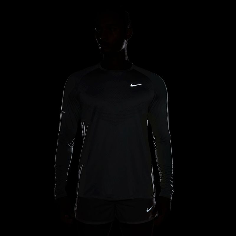Lauf-Langarmshirt für Herren Nike Stride Dri-Fit ADV Smoke Grey 7