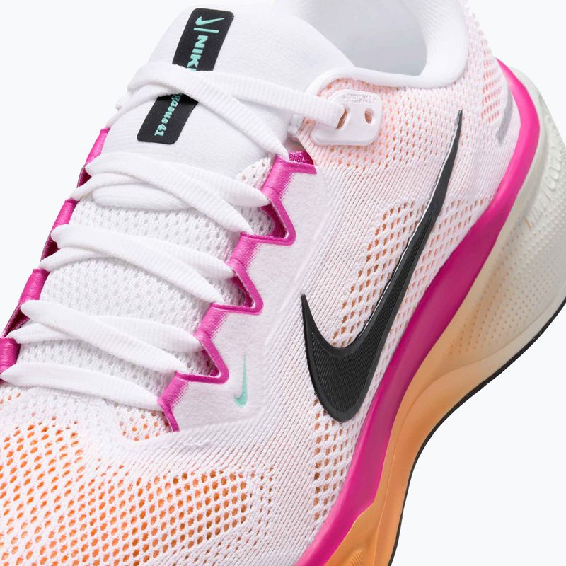 Damen-Laufschuhe Nike Pegasus 41 White/Fire Pink/Orange Pulse/Black 8