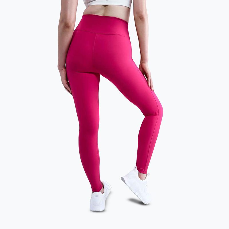 Damen-Leggings Nike One Seamless Front rush pink/white 3