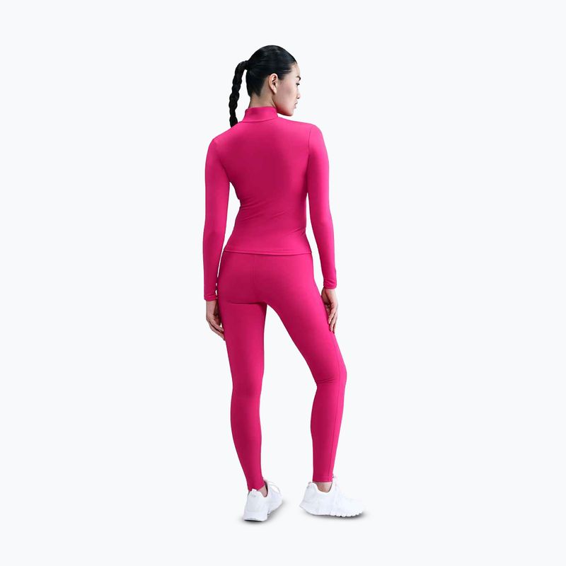 Damen-Leggings Nike One Seamless Front rush pink/white 4