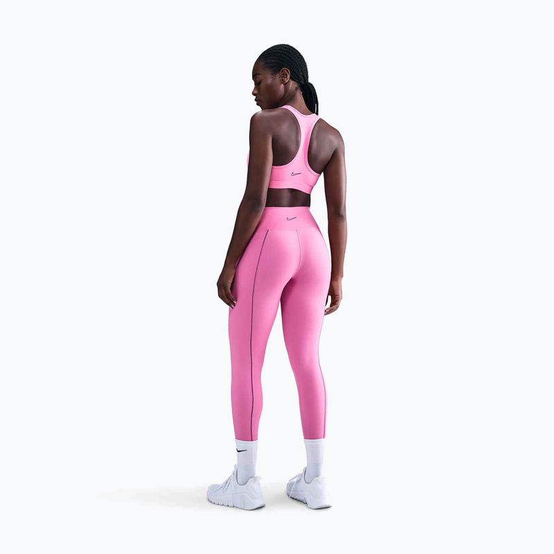 Damen-Leggings Nike One High-Waisted playful pink 3