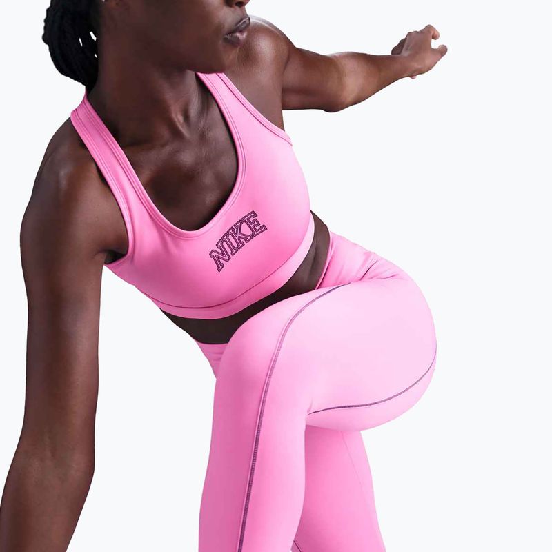 Damen-Leggings Nike One High-Waisted playful pink 4