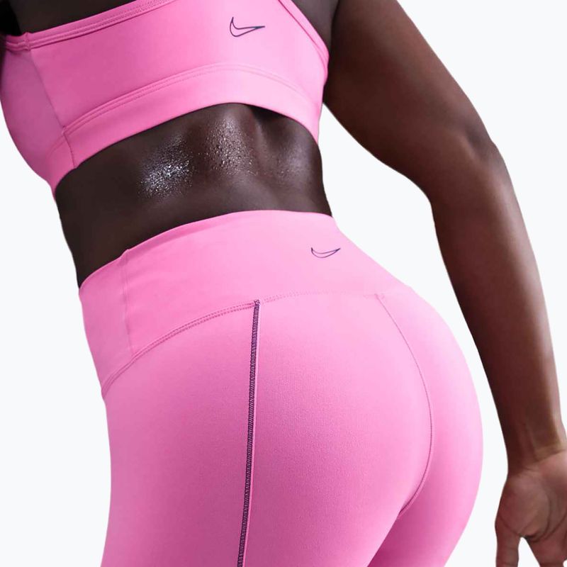 Damen-Leggings Nike One High-Waisted playful pink 6