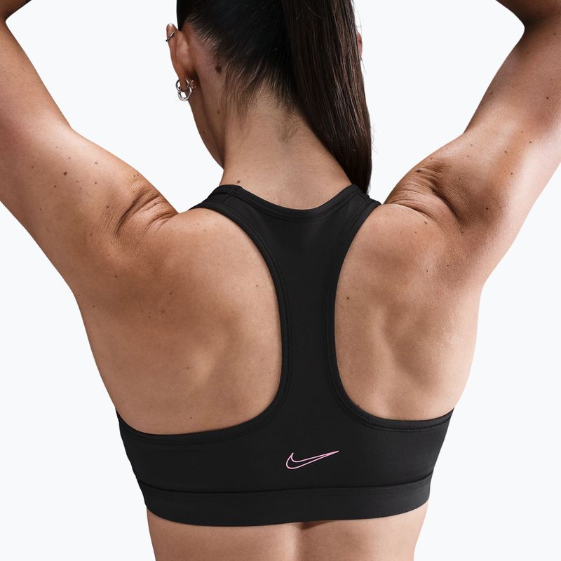 Nike Swoosh Medium Support Trainings-BH schwarz 5