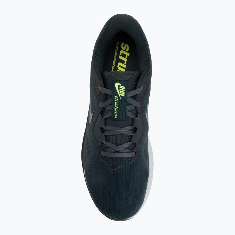 Herren-Laufschuhe Nike Structure 26 Wide seaweed/volt/pure platin 5
