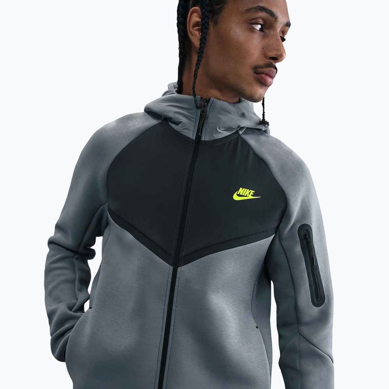 Herrenjacke Nike Tech Windrunner Full-Zip cool grey/dark smoke grey/volt 3