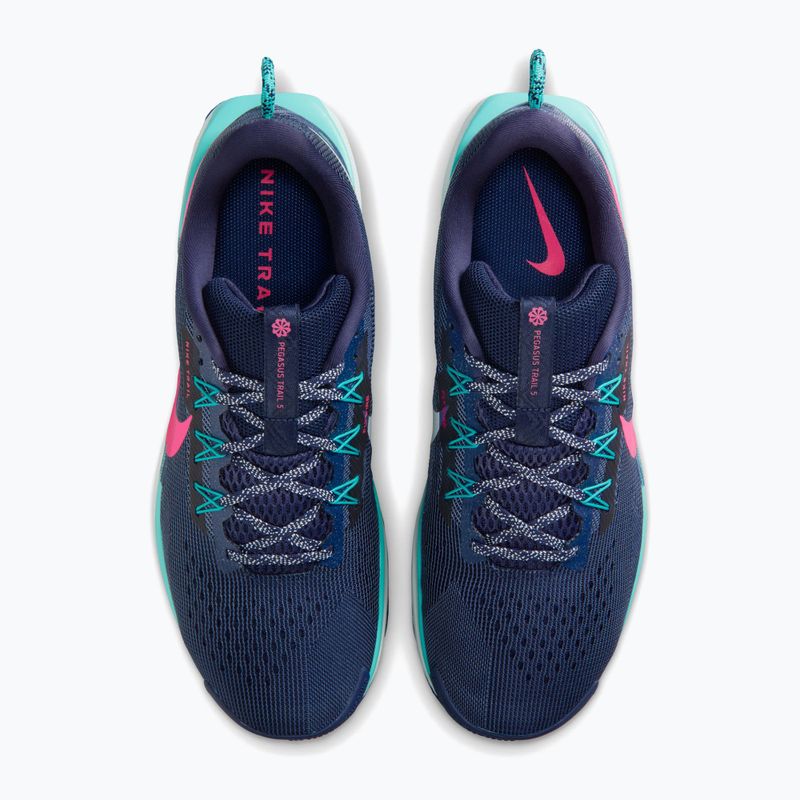 Herren-Laufschuhe Nike Pegasus Trail 5 midnight navy/dusty cactus/hyper pink 3