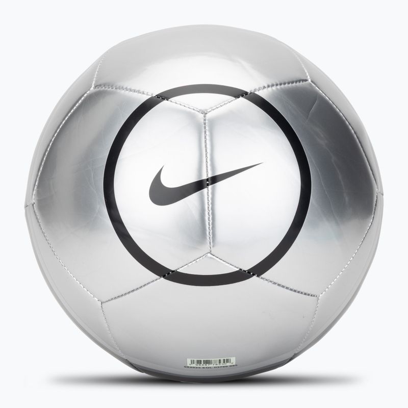 Fußball Nike Academy T90 Metallic '26 metallic silver/black/black Größe 4