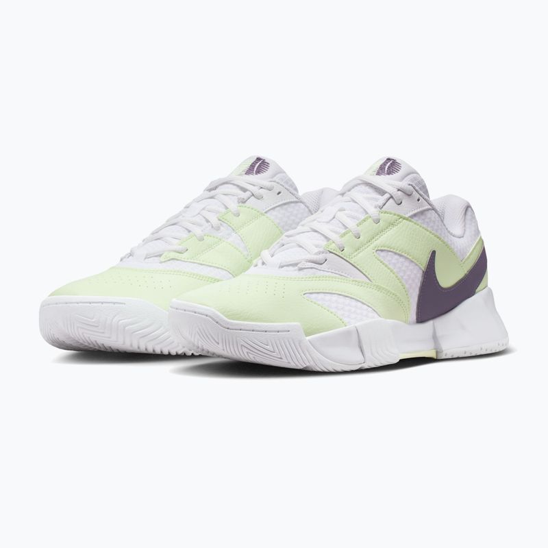 Herrenschuhe Nike Court Lite 4 white/volt tint/dark raisin 3