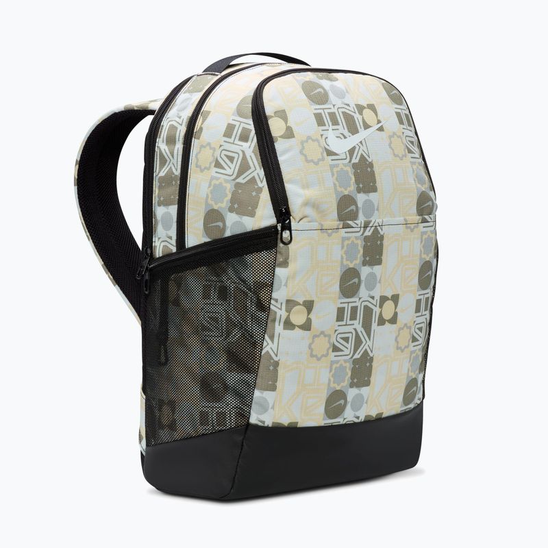 Trainingsrucksack Nike Brasilia 9.5 24 l off white/black/white 2