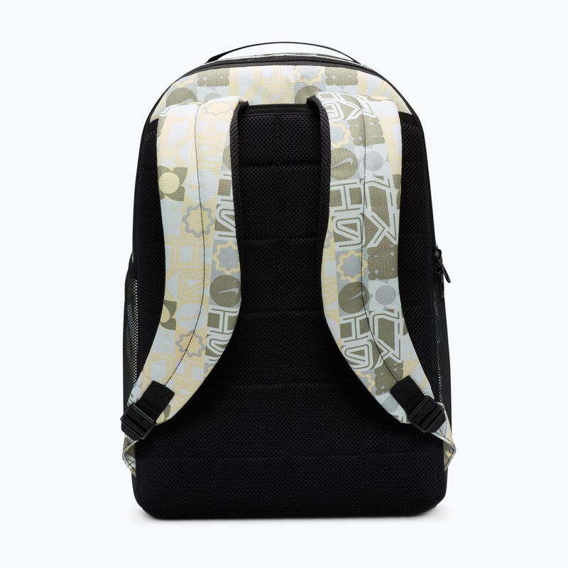 Trainingsrucksack Nike Brasilia 9.5 24 l off white/black/white 3