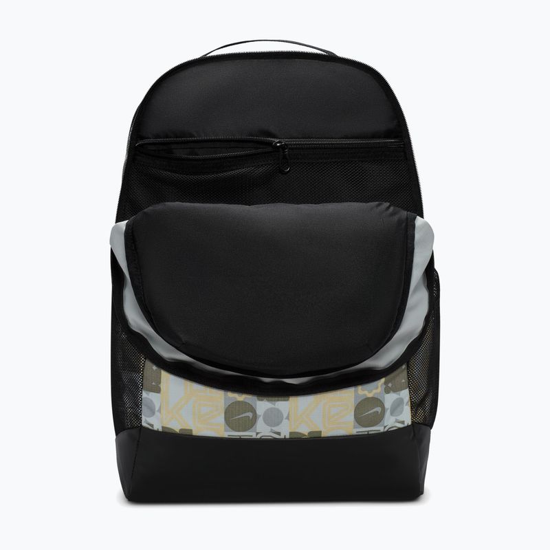 Trainingsrucksack Nike Brasilia 9.5 24 l off white/black/white 4