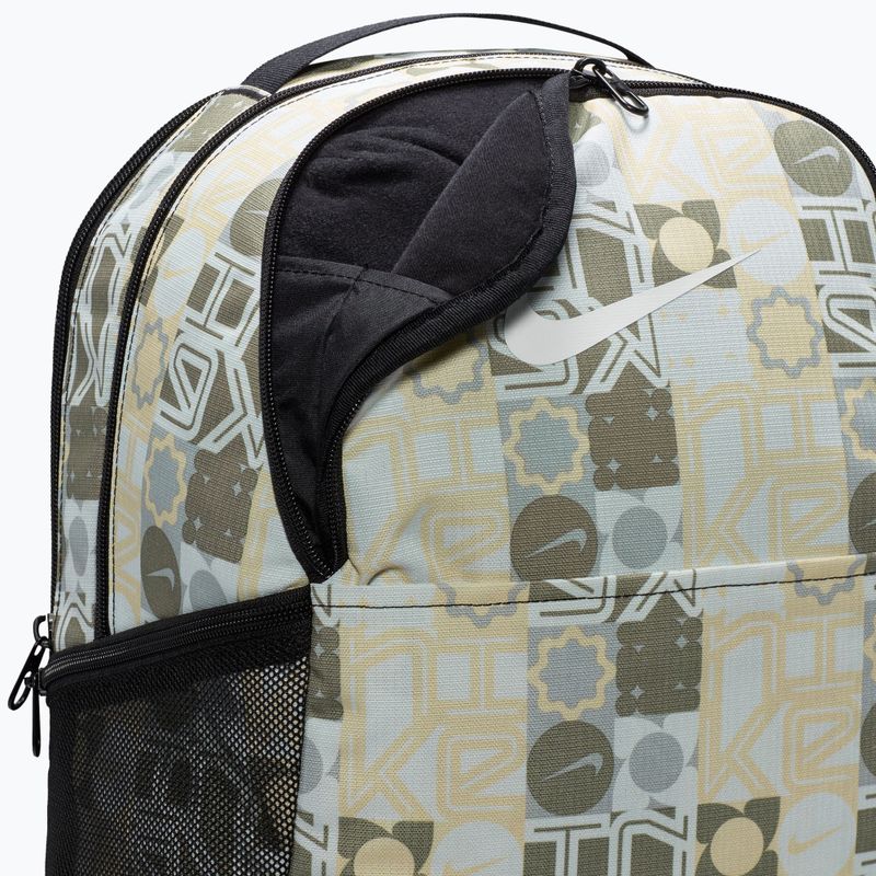 Trainingsrucksack Nike Brasilia 9.5 24 l off white/black/white 6