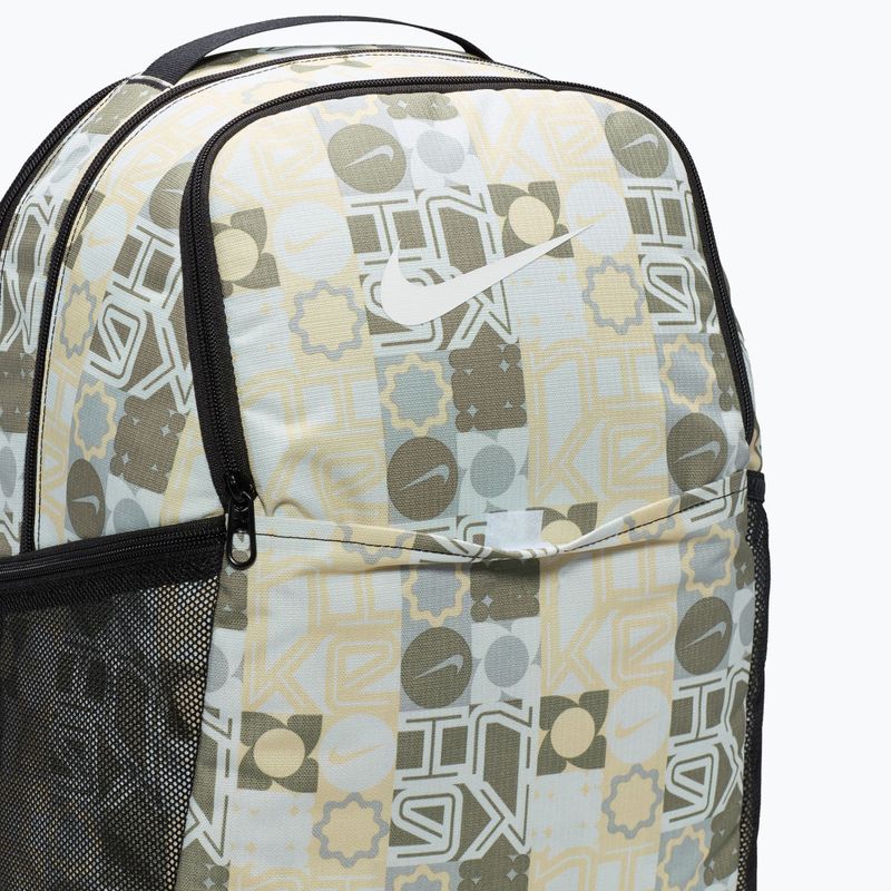 Trainingsrucksack Nike Brasilia 9.5 24 l off white/black/white 7