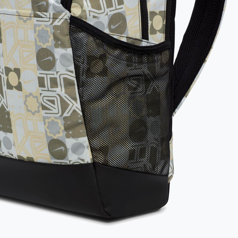 Trainingsrucksack Nike Brasilia 9.5 24 l off white/black/white 9