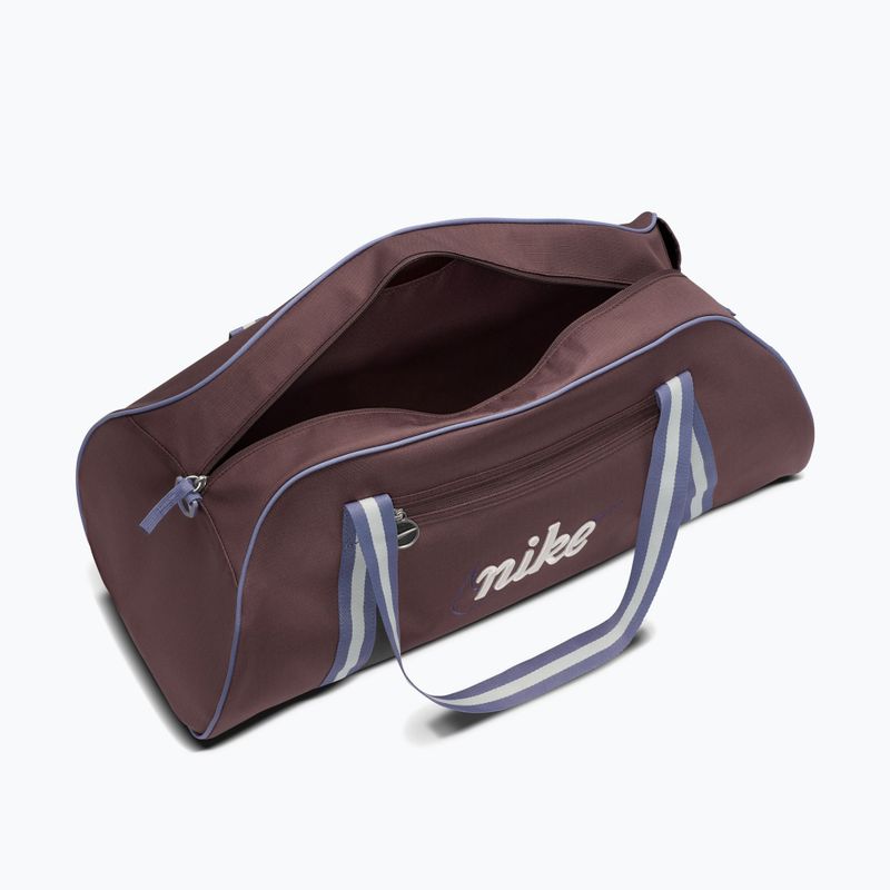 Damen-Trainingstasche Nike Gym Club Retro 24 l tattoo/iron purple/sail 3