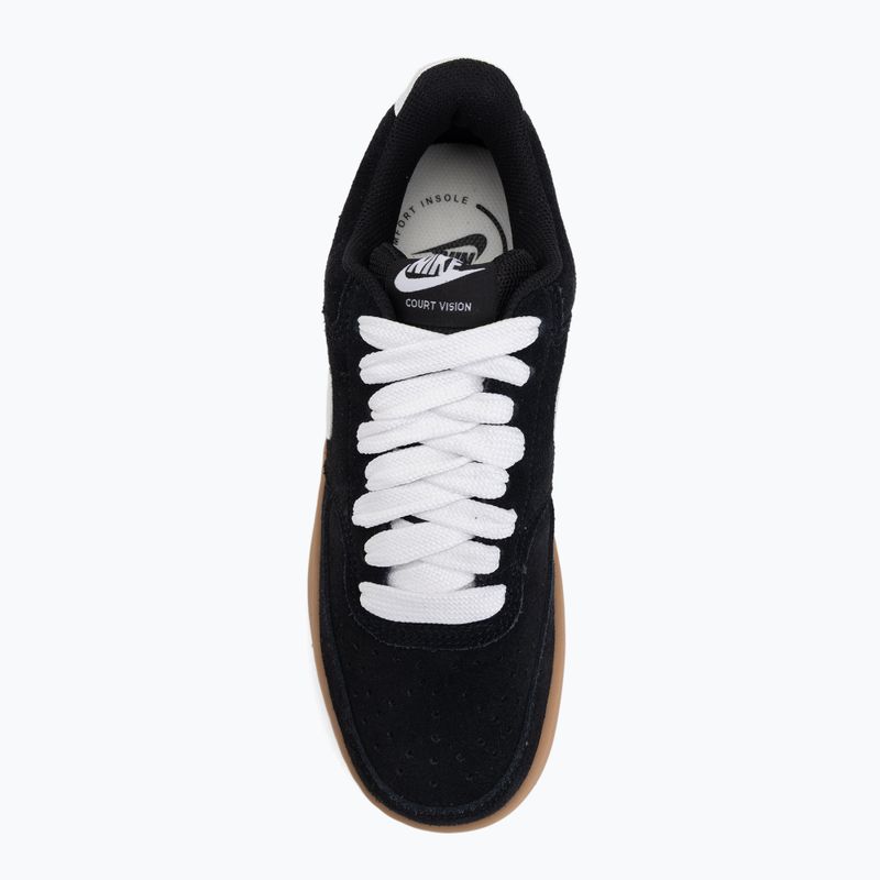 Herren Schuhe Nike Court Vision Low FL black/gum med brown/white 5