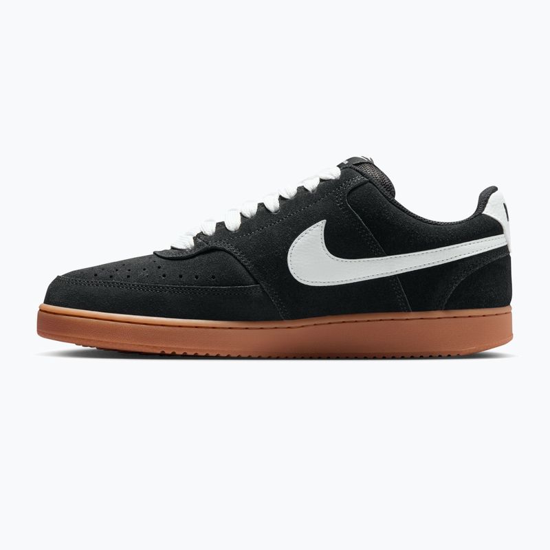 Herren Schuhe Nike Court Vision Low FL black/gum med brown/white 9