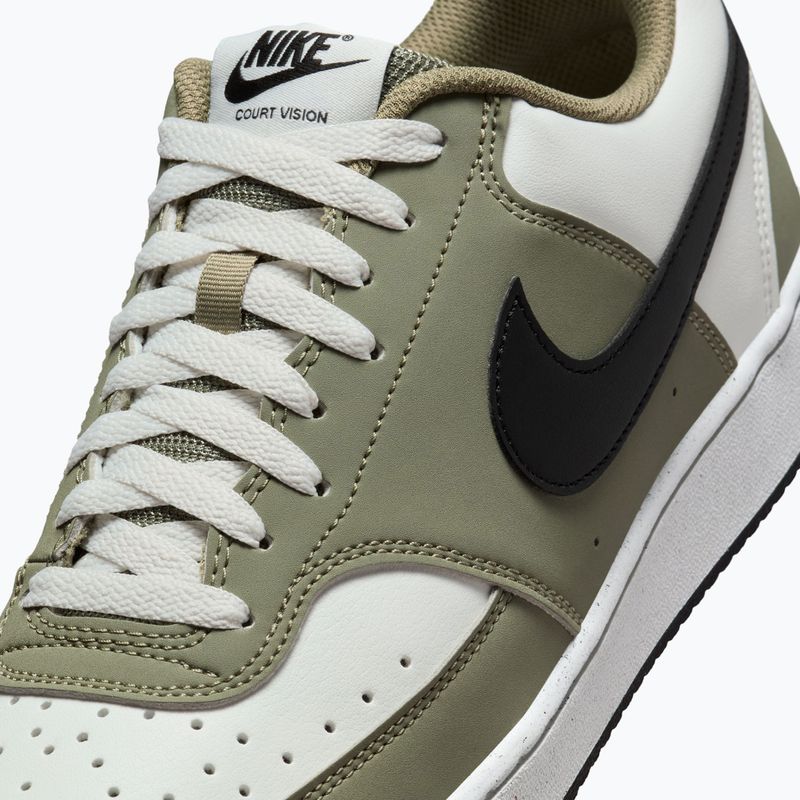 Nike Court Vision Low Herren-Sneaker summit white/silver sage/black 8
