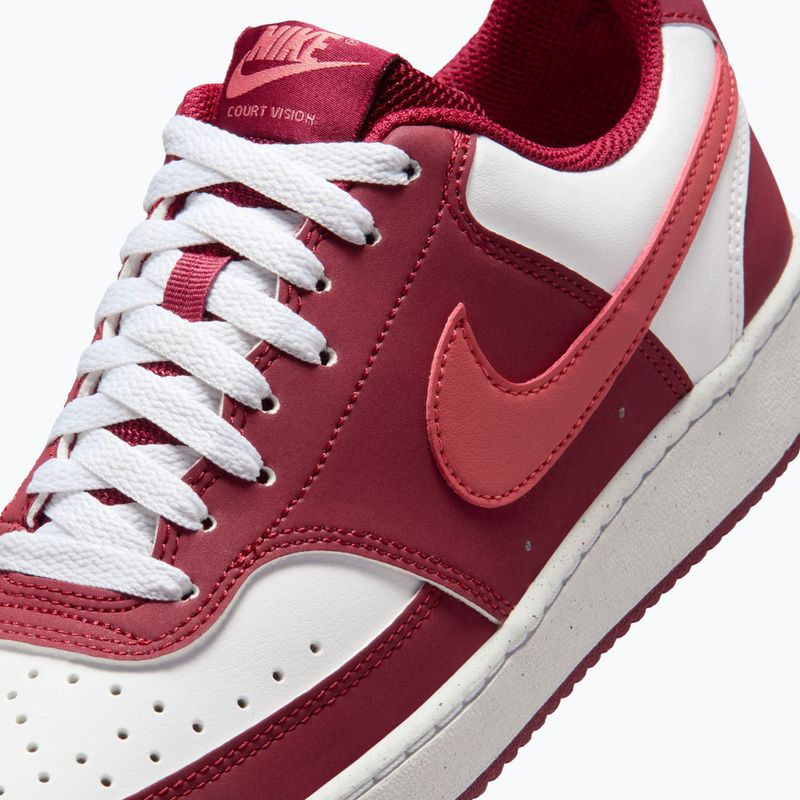 Damen-Sneaker Nike Court Vision Low team red/white/adobe 8
